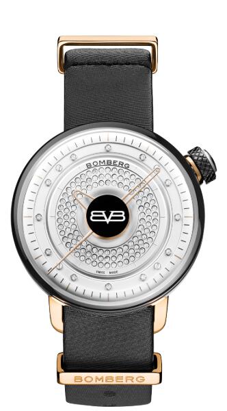 Bomberg BB-01 LADY SKYLIGHTER WHITE & BLACK CT38H3SS.10-1.9 Replica Watch